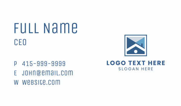 House Roof  Building Business Card Design Image Preview