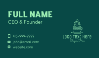 Forest Tree Coffee Cafe Business Card Design