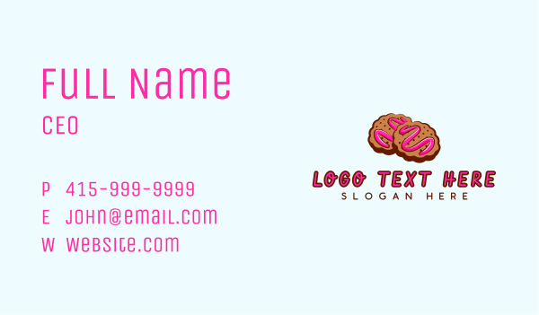 Cookie Sweet Biscuit Business Card Design Image Preview