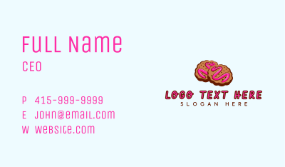 Cookie Sweet Biscuit Business Card Image Preview