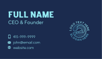 Ocean Waves Surfer Business Card Image Preview