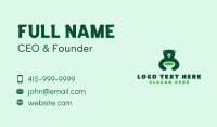 Green Bear Soup Business Card Image Preview