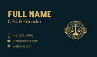 Jurist Legal Courthouse Business Card Image Preview