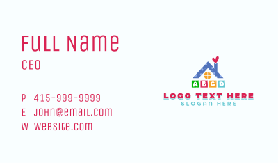 Kindergarten Daycare Nursery Business Card Image Preview