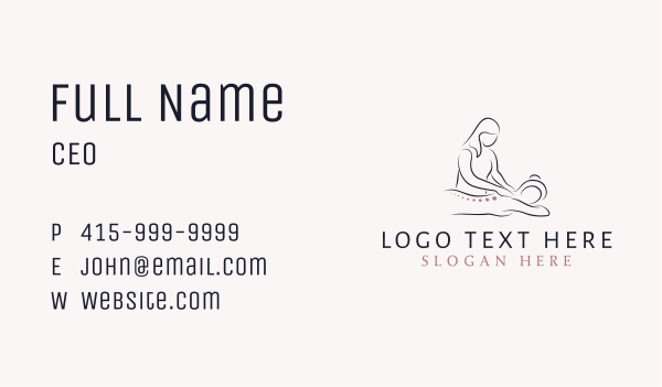 Spine Body Chiropractor Business Card Design Image Preview