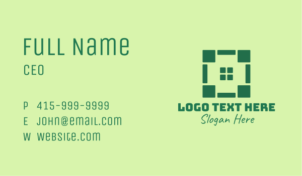 Green Real Estate Property Business Card Design Image Preview