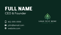 Shovel Leaf Gardening Business Card Preview