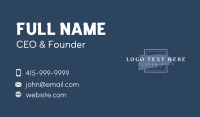 Aesthetic Business Wordmark Business Card Image Preview