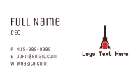 Eiffel Tower Tag Business Card Image Preview