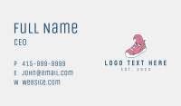 Punk Sneakers Mascot  Business Card Image Preview