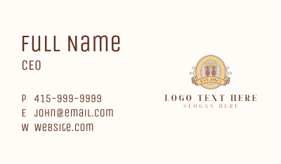 Oxfords Leather Shoes  Business Card Image Preview