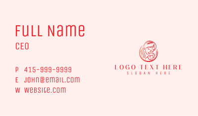 Pediatric Mother Childcare Business Card Image Preview