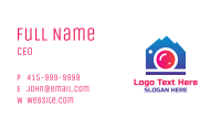 Stylish Mountain Lens Business Card Image Preview