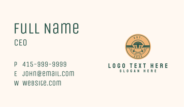 Hammer Saw Construction Tools Business Card Design Image Preview