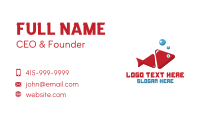 Fish Media Player Business Card Image Preview