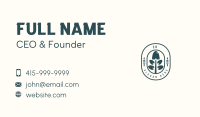 Shovel Lawn Gardener Business Card Design