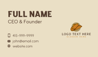 Western Cowboy Hat Business Card Design