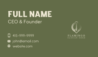 Gardening Digging Shovel Business Card Design