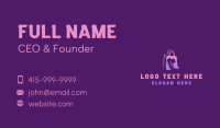 Clothing Boutique Shopping Business Card Design