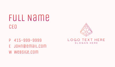 Pyramid Architecture Agency Business Card Image Preview