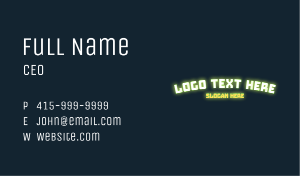 Minimalist Tech Logo Business Card Design Image Preview