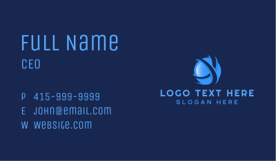 Blue Global Business  Business Card Image Preview
