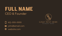 Calligraphy Pen Nib Business Card Design