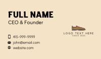 Brown Leather Shoe Business Card Image Preview