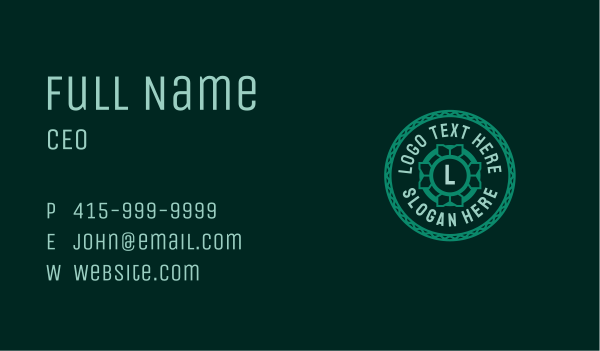 Generic Business Monoline Business Card Design Image Preview