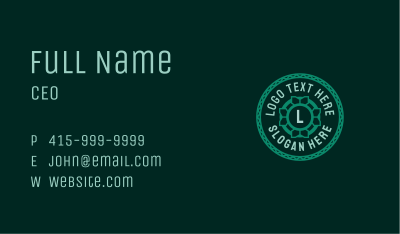 Generic Business Monoline Business Card Image Preview