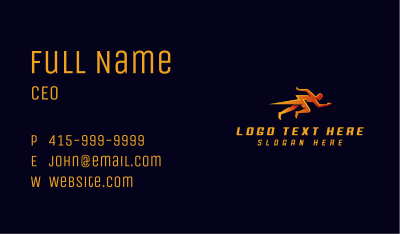 Human Electric Lightning Business Card Image Preview