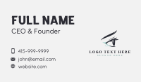 Beauty Eye Makeup Business Card Design