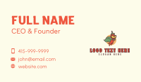 Superhero Chili Mascot Business Card Image Preview