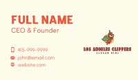 Superhero Chili Mascot Business Card Image Preview