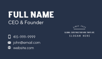 Generic Hipster Brand Business Card Image Preview