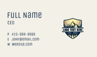 Mountain Summit Adventure Business Card Image Preview