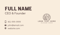 Chainsaw Tree Log Business Card Image Preview