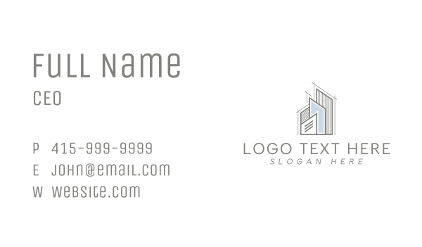 Architect Property Building  Business Card Design Image Preview