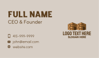 Brick House Contractor Business Card Image Preview