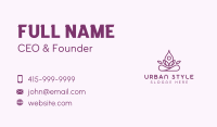Wellness Healing Yoga Business Card Image Preview