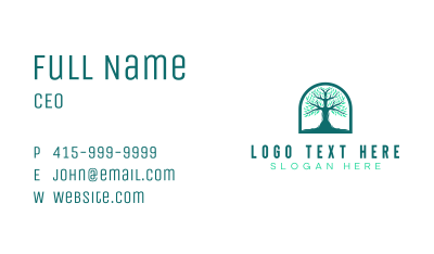 Environment Tree Planting Business Card Image Preview