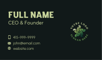 Organic Herbal Leaves  Business Card Image Preview