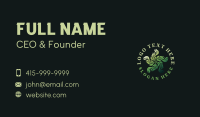 Organic Herbal Leaves  Business Card Preview