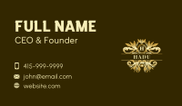 Royal Floral Ornament Business Card Image Preview