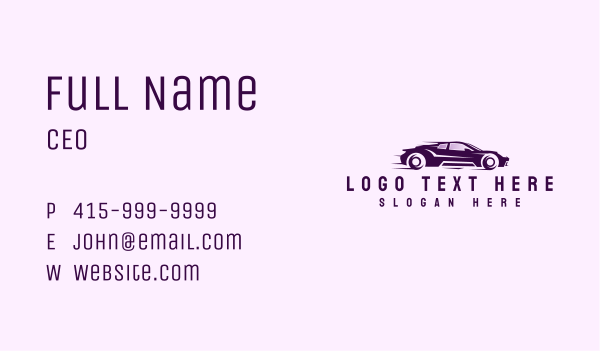 Speed Car Mechanic Business Card Design Image Preview