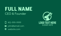 Green Rabbit Business Card Design