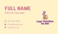 Easter Rabbit Egg  Business Card Image Preview