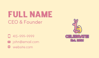 Easter Rabbit Egg  Business Card Image Preview