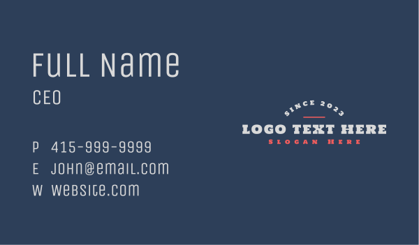 Sport Company Wordmark Business Card Design Image Preview