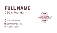 Feminine Stylish Watercolor Business Card Image Preview